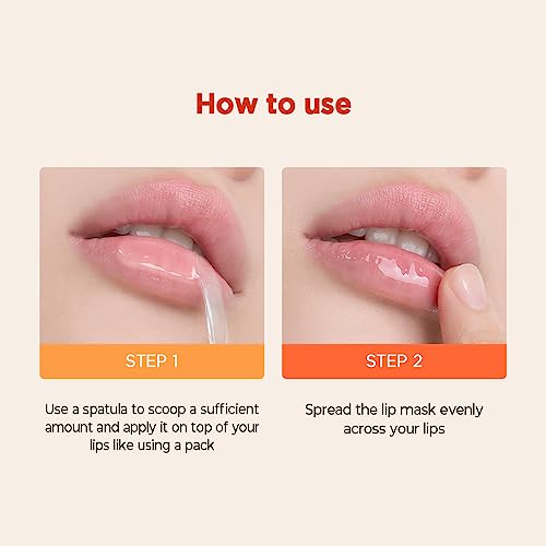 TOCOBO Vita Glazed Lip Mask 20ml / 109.5g, Super moisturizing night lip care, glazed and easy washable texture that melts into lips