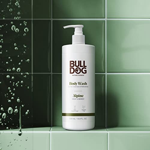 BULLDOG Mens Skincare and Grooming Body Wash, Alpine, 16.9 Fluid Ounce