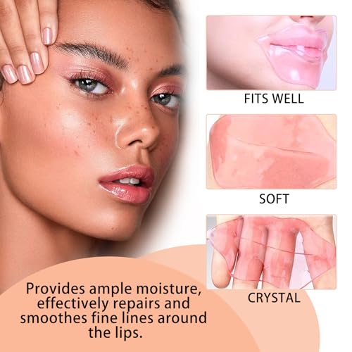 30 Packs Moisturizing Lip Masks,Overnight Lip Patches,Hydrating Lip Mask Set for Lip Care,Plumping Lip Sheet Mask,Lightweight Lip Sleeping Masks for All Skin Types