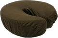 Therapist's Choice Microfiber Massage Table Face Cradle Covers (4-Pack, Brown)
