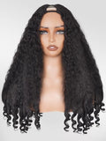 Afro Wig V Part Kinky Curly Wigs for Black Women, 180% Density Wear