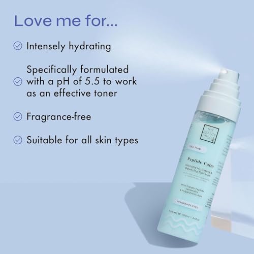 The Beauty Crop Peptide Calm Skin Mist - Hydrating & pH Balancing Face Mist - 100 ml
