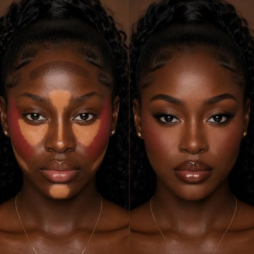 3-in-1 Cream Palette – 15 Shades Concealer, Blush & Bronzer