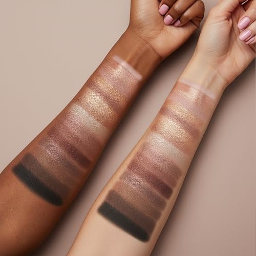 Lamora Eyeshadow Palette Makeup - Eye Makeup Palette with 16 Highly Pigmented Matte & Shimmer Shades - Vegan & Blendable