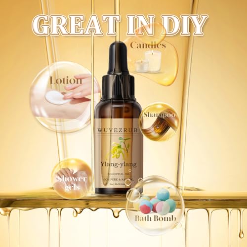 Ylang-Ylang Essential Oil 1 Fl Oz - Pure Diffuser & DIY