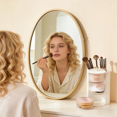 Rotating Hair Accessory Organizer - 3-Layer Makeup Brush Holder