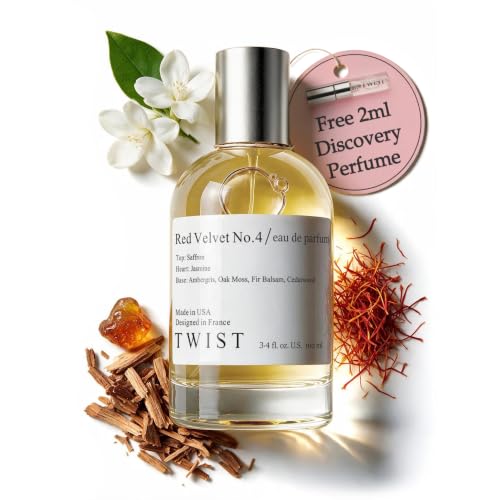 Red Velvet No.4 Perfume - Inspired by Baccarat Rouge 540 - 3.4 Fl Oz Unisex Fragrance (Variation Included)