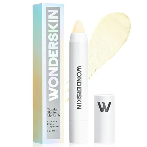 Wonderskin Lip Stain Peel Off Masque (Lovely), with Lip Scrub and Clear Lip Gloss