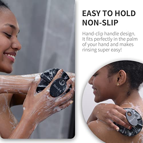 Silicone Body Scrubber with Easy-Grip Handle – Gentle Exfoliating Shower Brush