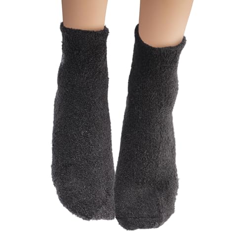 Earth Therapeutics Aloe Vera Moisturizing Socks for Dry Feet - Black