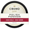 Cremo Hair Styling Shine Pomade for Men - Premium Barber Grade Shine Pomade for Hair Styling, 3.4 Oz