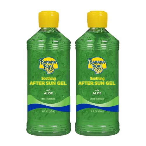 Banana Boat Soothing After Sun Gel with Aloe Twin Pack 16oz