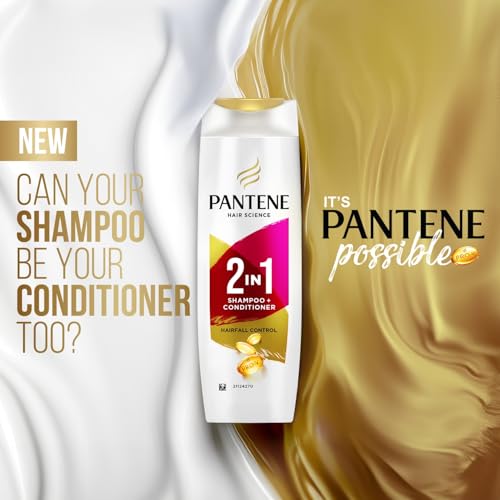 Pantene 2 in 1 Anti Hair Fall Shampoo + Conditioner, 340 ml