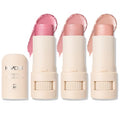 KYDA 3 Colors KYDA Mineral Color Balm, SPF 35, Buildable Shimmer Color for Lip and Cheek, Shimmer Cream Blush Stick, Lightweight Blendable, Multiuse Makeup Balm, PINK+BLUSH+SHY