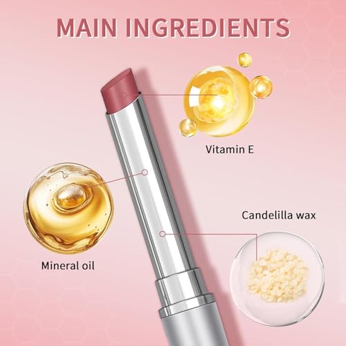2-Pack Tinted Lip Balm with Honey - Hydrating Sheer Color