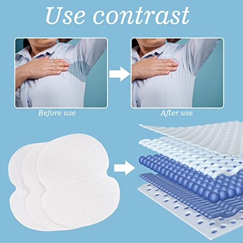 Disposable Armpit Sweat Pads - 50 Pcs Peel-and-Stick Protection