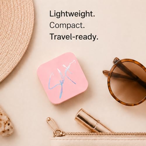 Solid Perfume Balm 2-Pack with Mirror - Portable Travel Fragrance