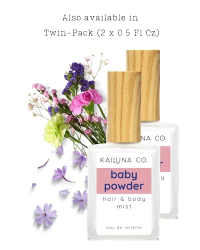 Kailuna Co. Baby Powder Essential Oil Hair & Body Mist - 0.5 Fl Oz