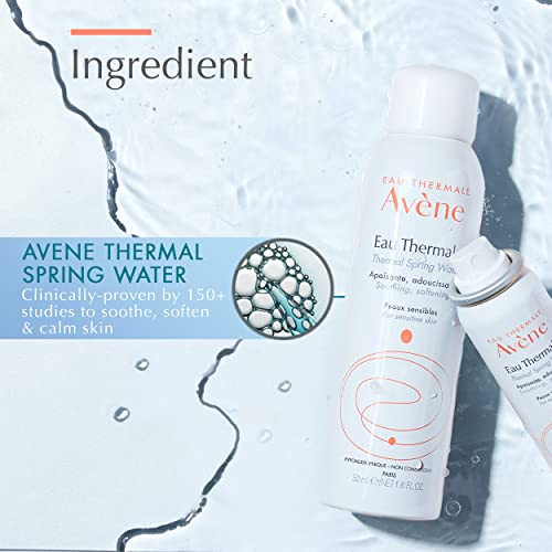 Eau Thermale Avène Thermal Spring Water, Soothing Calming Facial Mist Spray for Sensitive Skin - Travel Size - 1.6 fl. oz.