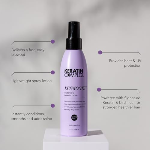 Keratin Complex - KCSMOOTH Restorative Leave-in Lotion Blow Dry Aid - 5 fl oz