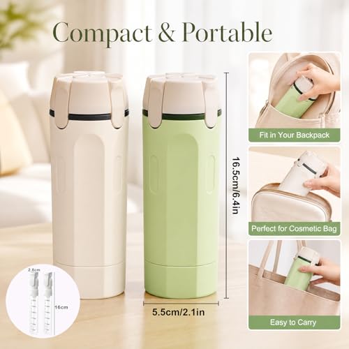 Winb 4-in-1 Travel Dispenser Set, 30ml Leak-Proof Bottles