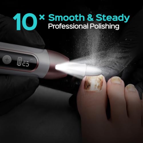 COSLUS C60 Cordless Electric Nail File - 10 Speed Pedicure Kit