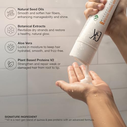 GK HAIR shampoo and conditioner set - Sulfate Free shampoo and Conditioner For Color Treated Hair -Volumizing, Hydrating & -Made with Aloe vera, Parki Butter- Free of Parabens & Phthalates (10 Fl Oz)