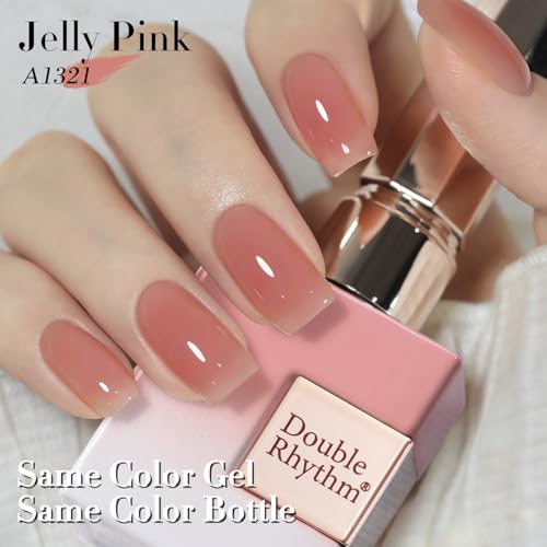 15ML Jelly Gel Polish - Translucent Baby Nude Pink for Nail Art