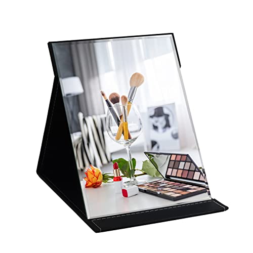 12x9 Extra Large Portable Makeup Mirror with Stand