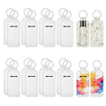 10Pcs Sublimation Lipstick Holder Keychain Blanks