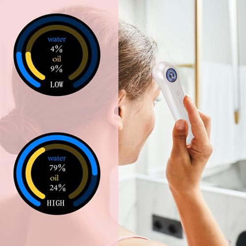 Digital Skin Hydration Tester - Water & Oil Analyzer