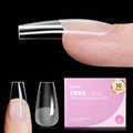 Beetles Tipex Lite Instant Apex Nail Tips - Medium Coffin, 256pcs