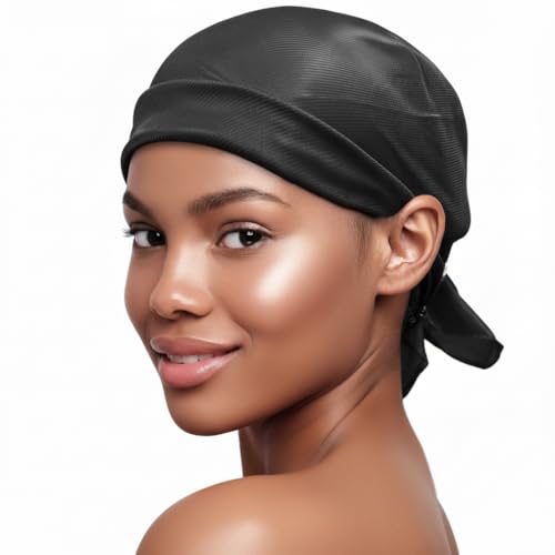 DONNA Silky Smooth Satin Wrap – Soft Breathable Head for Sleeping,