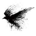 6 Sheets Temporary Tattoos Crows Ravens with black Fake Tattoos Neck Arm Chest for Women Men Adults