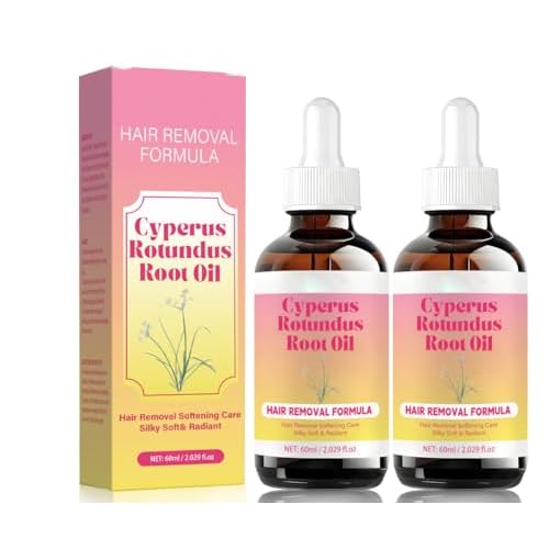 Cyperus Rotundus Root 0il | Cyperus Rotundus Oil for Hair Removal | Hair Reduction | Moisturizes & Soothes The Skin | Suitable for All Skin Types,60ml (2)