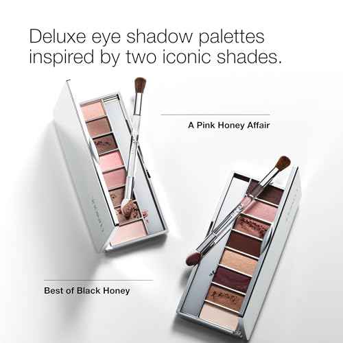 Clinique All About Shadow Eye Shadow Palette, 8 Silky + Buildable Shades | Black Honey, Pink and Nude Honey | Safe For Sensitive Eyes