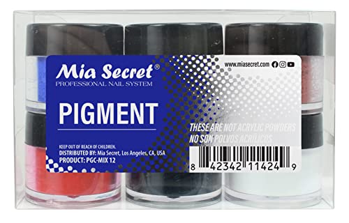 MIA SECRET PIGMENT MIXES - 6 COLORS SET (MIX-12 (BLUE))