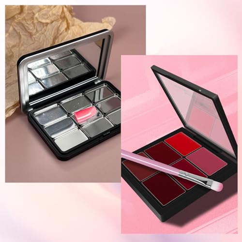 80 PCS Aluminum Empty Eyeshadow Pans - Refillable Cosmetic Organizer