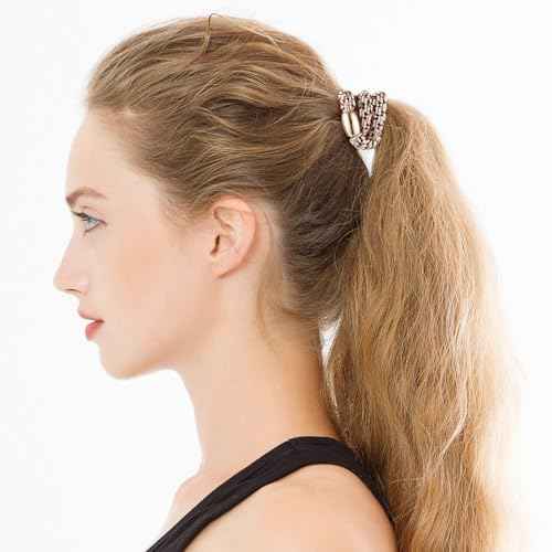 Hair Ties No Damage, Funtopia 30 Pcs Ponytail Holders Braided Hair Ties for Thick Hair, Elastics Hair Bands for Women Hair