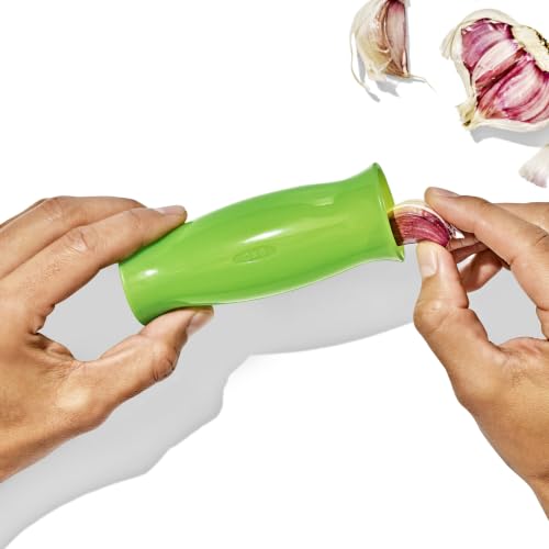 OXO Good Grips Silicone Garlic Peeler with Storage Case – Clear