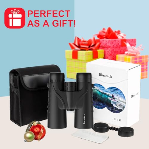 10x42 HD Binoculars for Bird Watching & Hunting - Lightweight BAK4 Prism