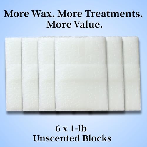 Performa Unscented Paraffin Bath Wax Refill - 1 lb Blocks (Case of 6)