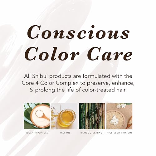 SHIBUI Rose Water & Saké Hair Shampoo - Gentle Daily Color Protection