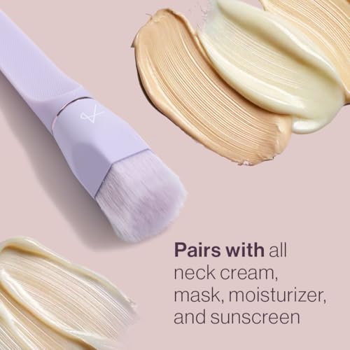Anisa Beauty Neck Treatment Brush ? Soft, Synthetic Fibers for Precise Application of Serums and Creams on Neck and D?colletage ? Ideal for Skincare Routines