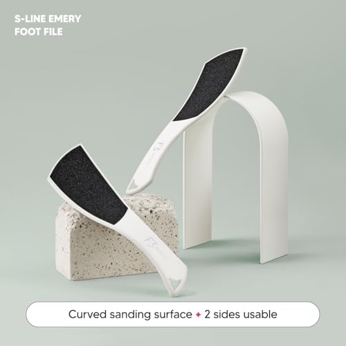 F3 Systems Double-Sided Emery Foot File Callus & Dead Skin Remover