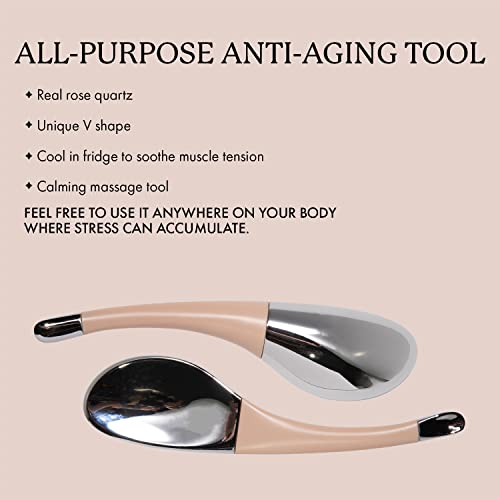 Vanity Planet Kera, 3-In-1 Cryotherapy Facial Globes and Gua Sha Beauty Tool ? Revitalize Tired Skin, Reduce Puffiness and Alleviate Tension - Ideal for Facial Contours, Temples, Neck and Body