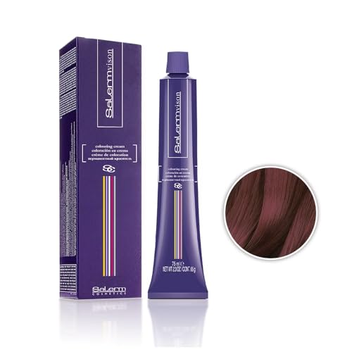 Salermvison Hair Coloring Cream #5.6 Light Reddish Brown, 2.3 Ounce / 75 Ml