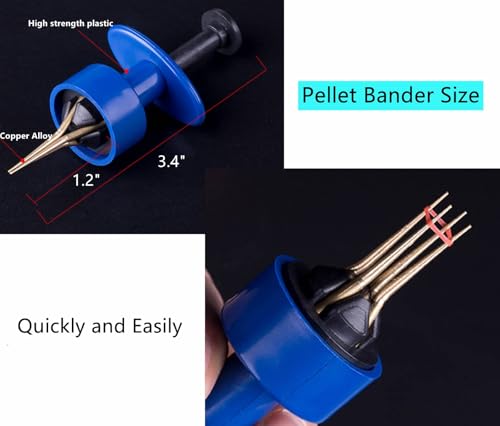 Carp Pellet Bander Tool with 600 Bait Bands - Fishing Tackle