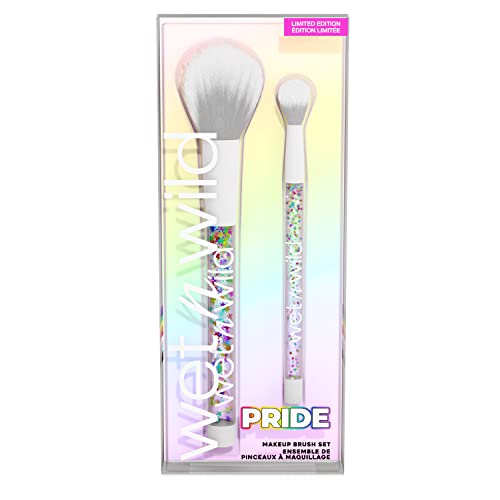 wet n wild PRIDE Makeup Brush Kit, Buildable & Blendable Multifunctional Seamless Application, Cruelty-Free & Vegan Feathery Soft Bristles
