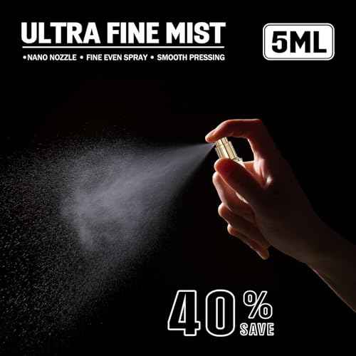 Portable Mini Refillable Atomizer, Cowhide Material, Travel Perfume Bottle Refillable-Your Travel and Business Necessities, 5ml (White)